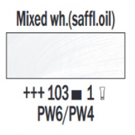 Farba olejna Rembrandt 15ml seria 1 - kolor 103 Mixed wh.(saffl.oil)